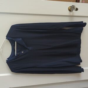 Men's Marc Anthony lightweight waffle button henley size L